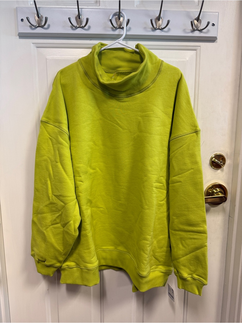 🍈 NWT A Cut Above Mock Neck Pullover Sweatshirt by FP Movement